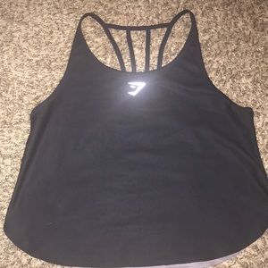 🦈GymShark tank top size medium. Worn once.